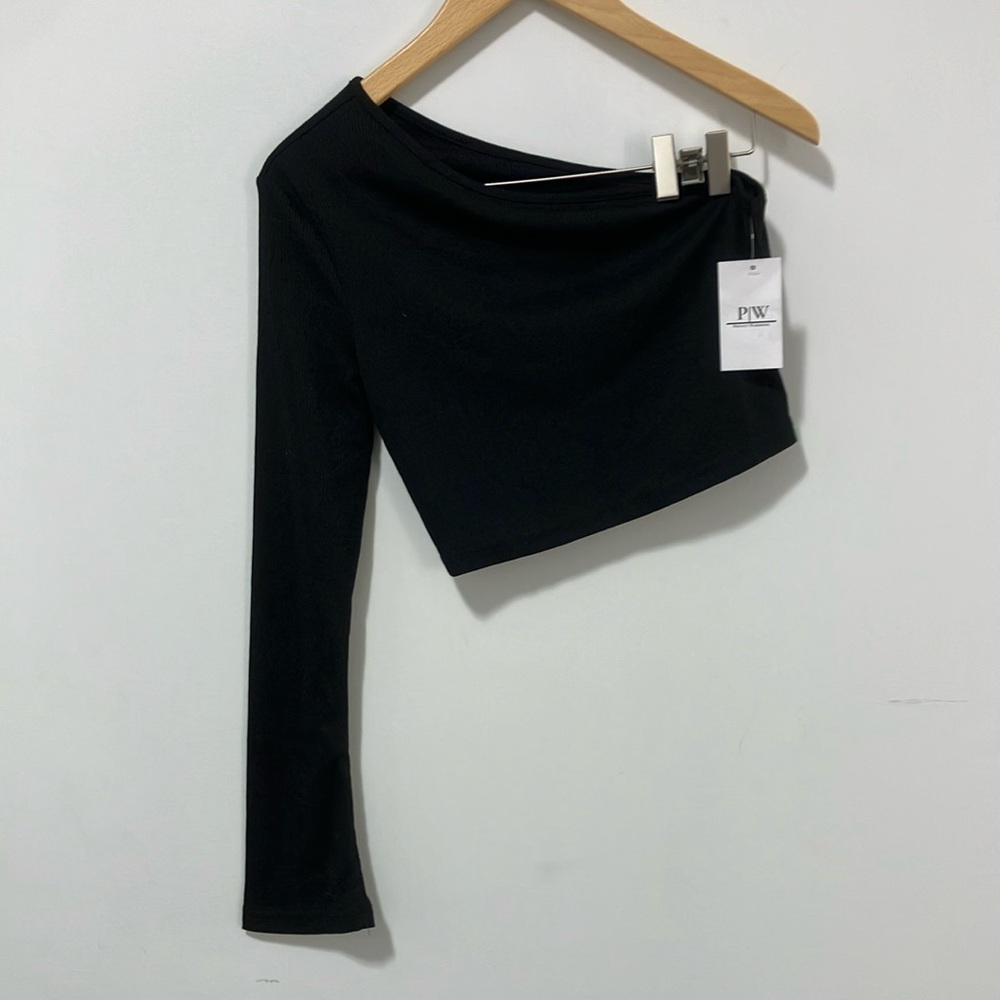 Black Asymmetrical Skirt